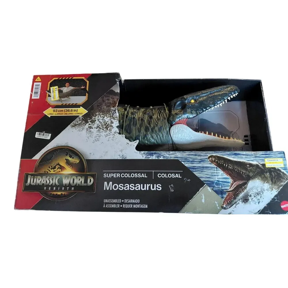 NIB Jurassic World Rebirth Super Colossal Mosasaurus